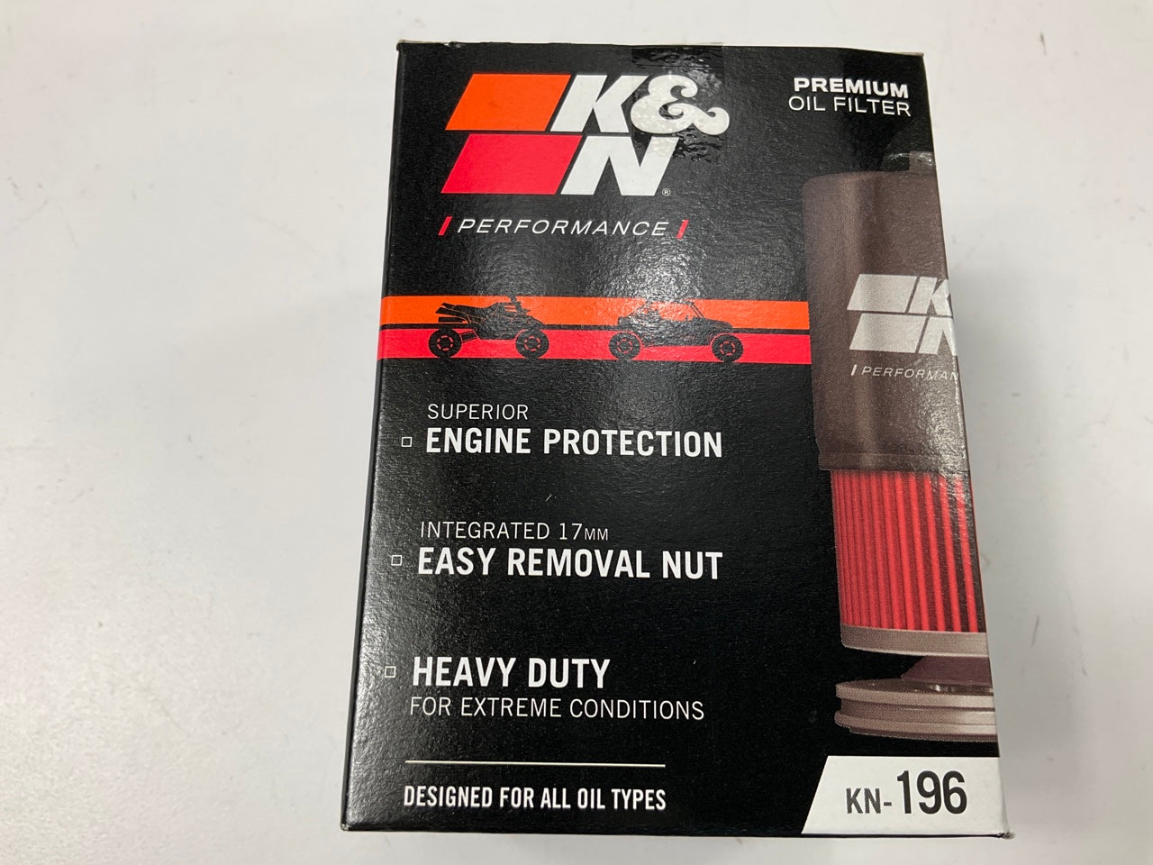 K&N KN196 ATV Oil Filter For 2002-2004 Polaris Sportsman 600 700, 2540006