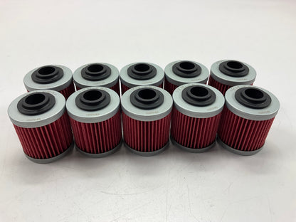 (10) K&N KN560 Performance Engine Oil Filter For 2008-2011 Can-Am DS450