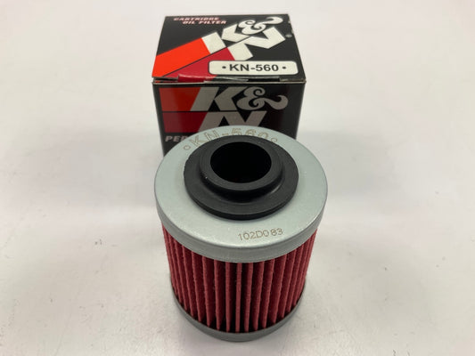 K&N KN560 Performance Engine Oil Filter For 2008-2011 Can-Am DS450  420256455