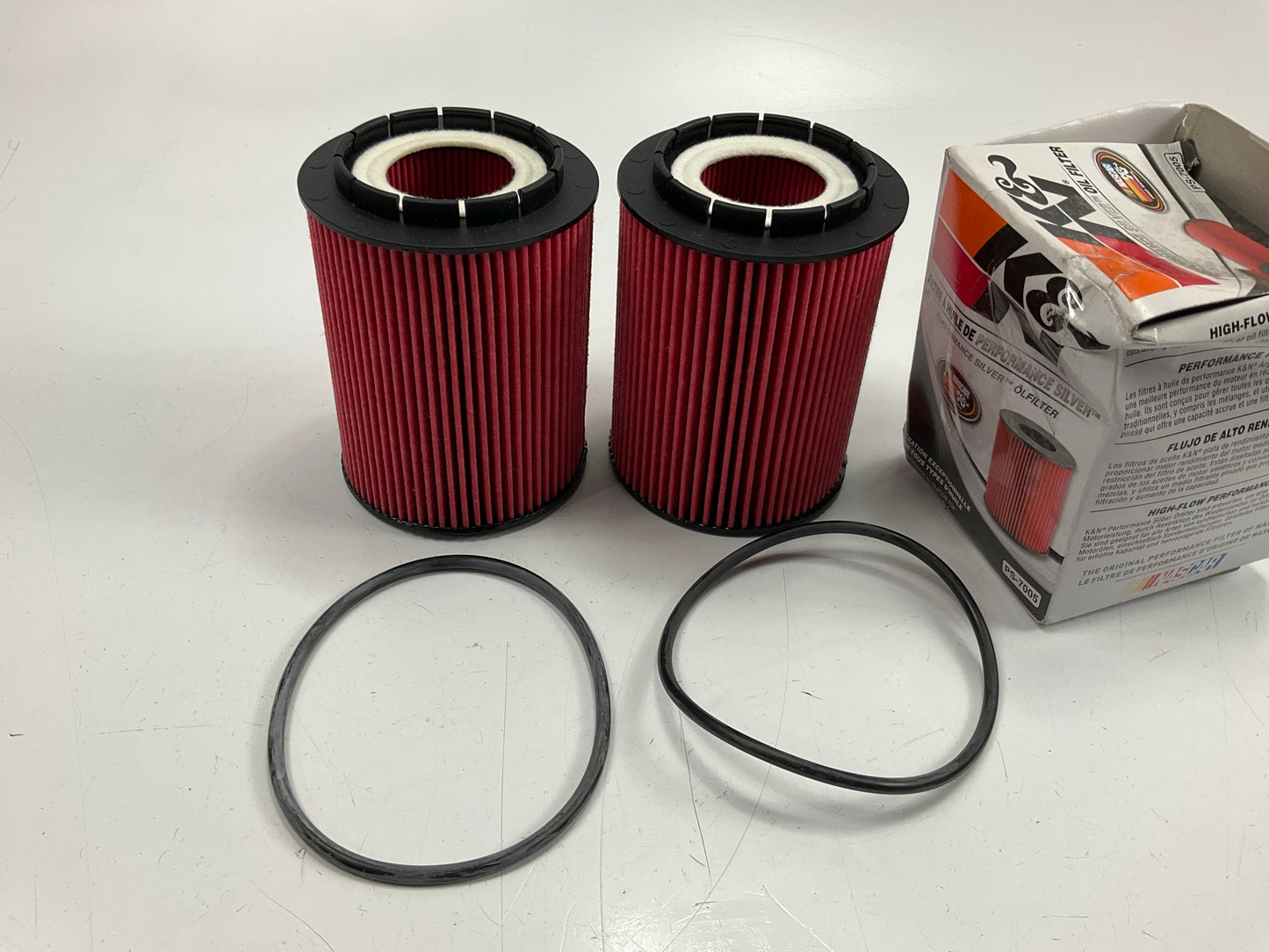 (2) K&N PS7005 Engine Oil Filters