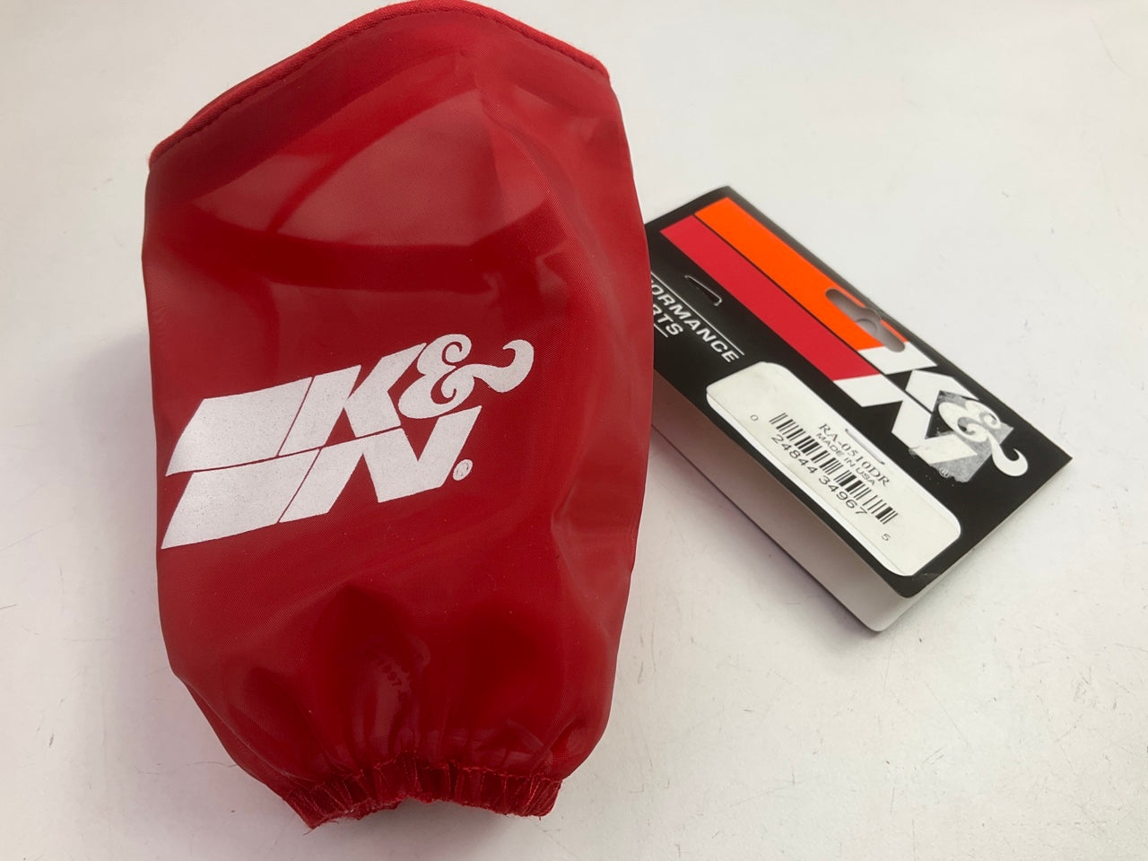 K&N RA0510DR DryCharger Round Red Air Filter Wrap 3.5'' ID X 5'' H For RA0510
