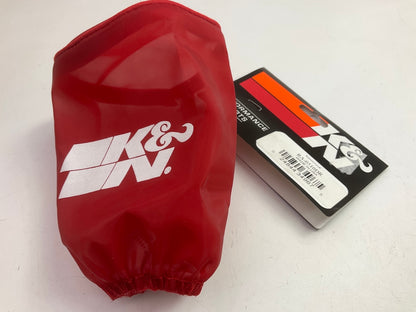 K&N RA0510DR DryCharger Round Red Air Filter Wrap 3.5'' ID X 5'' H For RA0510