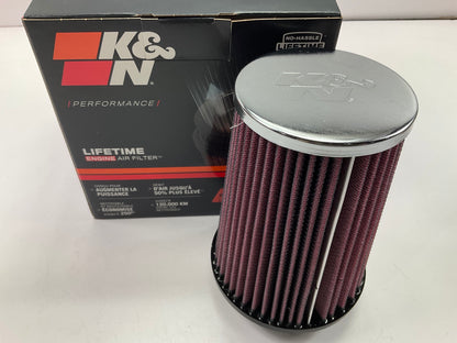 K&N RC-9360 Washable Clamp-On Universal Tapered Air Filter, 2.5'' Flange X 6'' H