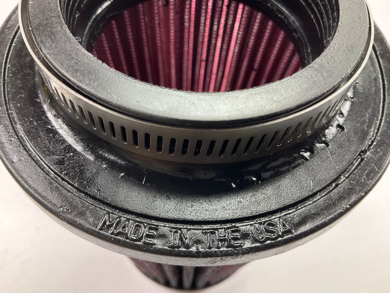 K&N RC-9360 Washable Clamp-On Universal Tapered Air Filter, 2.5'' Flange X 6'' H