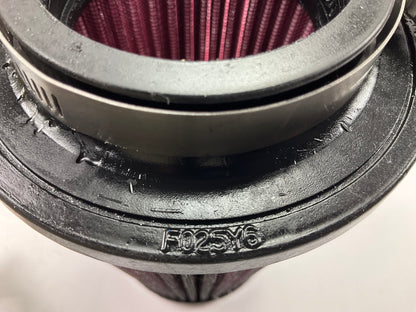 K&N RC-9360 Washable Clamp-On Universal Tapered Air Filter, 2.5'' Flange X 6'' H