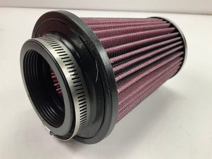 K&N RC-9360 Washable Clamp-On Universal Tapered Air Filter, 2.5'' Flange X 6'' H