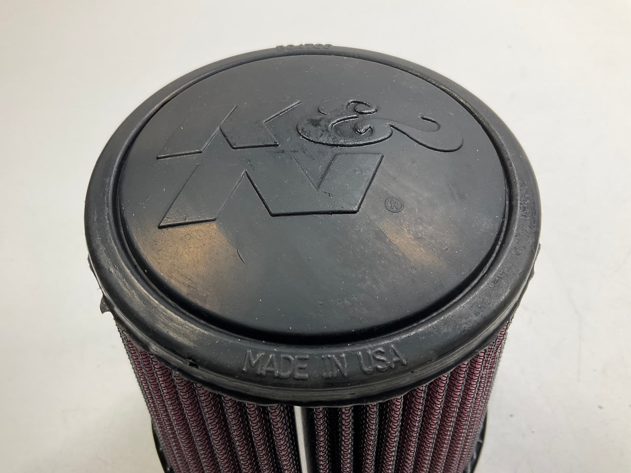 K&N RE0930 High Flow Performance Universal Clamp-on Air Filter 3'' Inlet, 6'' Tall