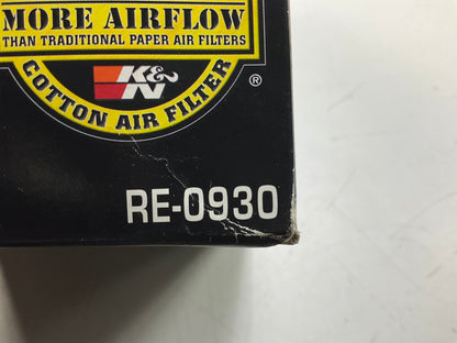K&N RE0930 High Flow Performance Universal Clamp-on Air Filter 3'' Inlet, 6'' Tall