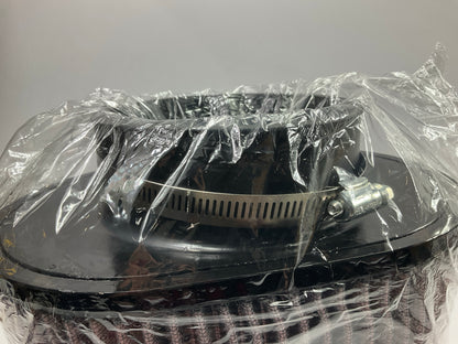 Base Has 1/2'' Vent Hole K&N RU-1024 Oval Tapered Performance Washable Air Filter
