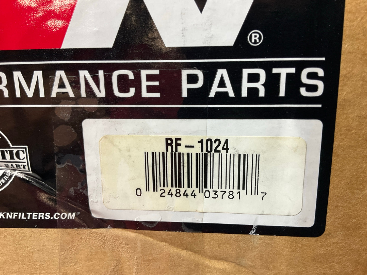 Base Has 1/2'' Vent Hole K&N RU-1024 Oval Tapered Performance Washable Air Filter