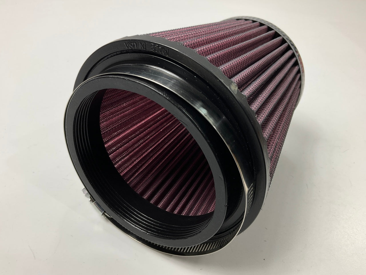 K&N RF-1633 Air Filter, Top Has 7/16'' Center Vent Hole, 100mm Inlet, 152mm Tall