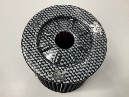 K&N RF-1633 Air Filter, Top Has 7/16'' Center Vent Hole, 100mm Inlet, 152mm Tall