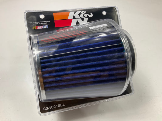K&N RG-1001BL-L 3'' 3.5'' 4'' Inlet Round Tapered Universal Air Intake Cone Filter