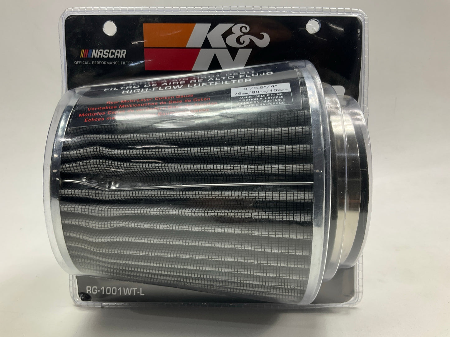 MINOR COSMETIC DAMAGE - K&N Cold Air Intake Air Filter 3'', 3.5'', 4'', 5.5'' Tall