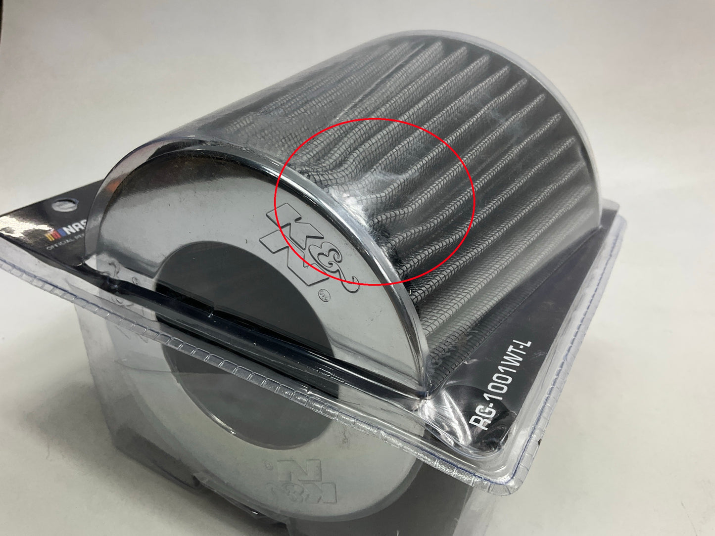 MINOR COSMETIC DAMAGE - K&N Cold Air Intake Air Filter 3'', 3.5'', 4'', 5.5'' Tall