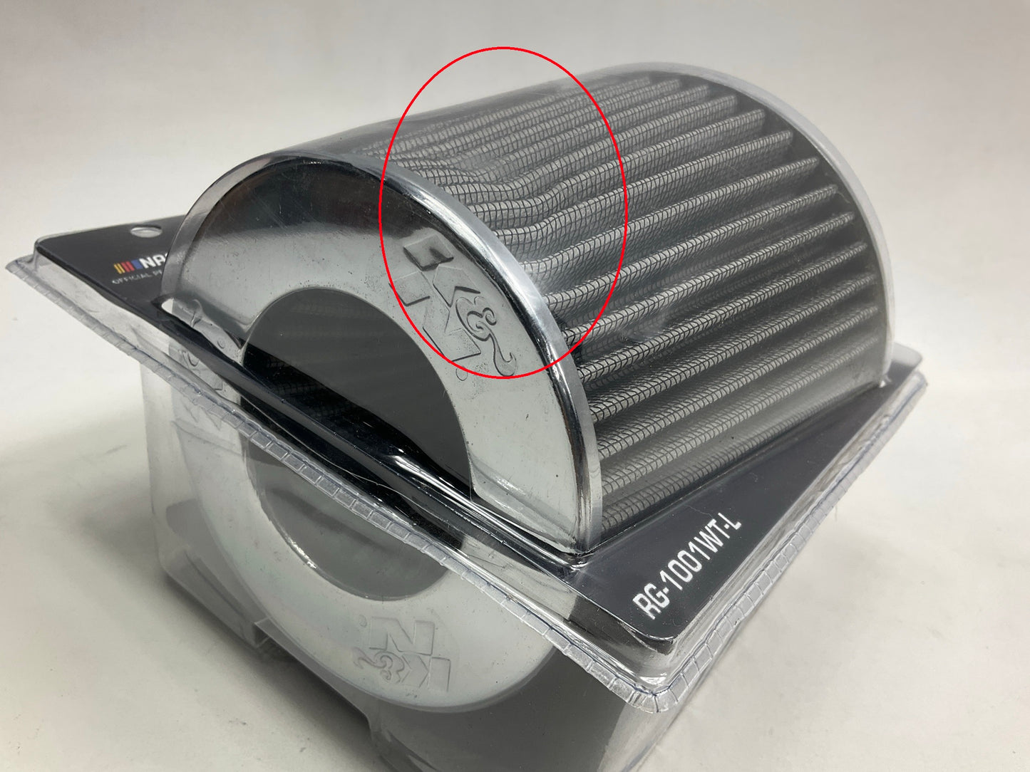 MINOR COSMETIC DAMAGE - K&N Cold Air Intake Air Filter 3'', 3.5'', 4'', 5.5'' Tall