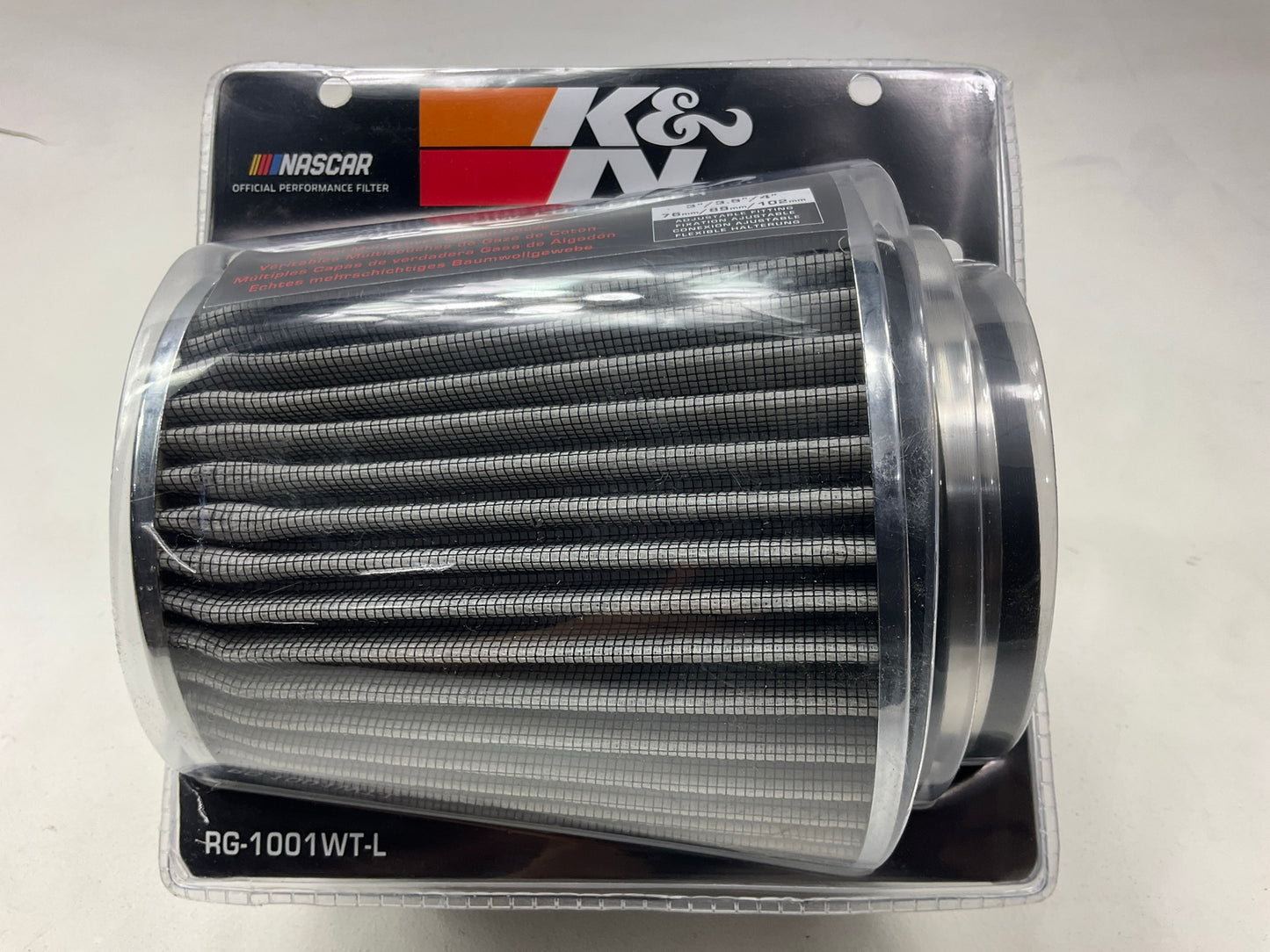 MINOR COSMETIC DAMAGE - K&N Cold Air Intake Air Filter 3'', 3.5'', 4'', 5.5'' Tall