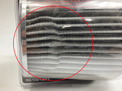 COSMETIC DAMAGE - K&N RG-1001WT-L Performance Clamp-on Washable Cone Air Filter