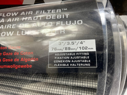 MINOR COSMETIC DAMAGE - K&N Cold Air Intake Air Filter 3'', 3.5'', 4'', 5.5'' Tall