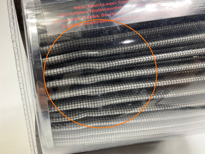 COSMETIC DAMAGE #6 K&N Cold Air Intake Air Filter 3'', 3.5'', 4'', 5.5'' Tall
