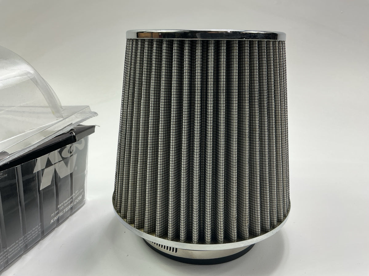 OPEN BOX - K&N RG1001WTL Cold Air Intake Air Filter 3'', 3.5'', 4'' In, 5.5'' Tall