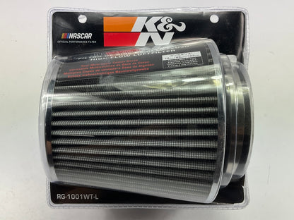 K&N RG-1001WT-L High Performance, Universal Clamp-on Washable Cone Air Filter