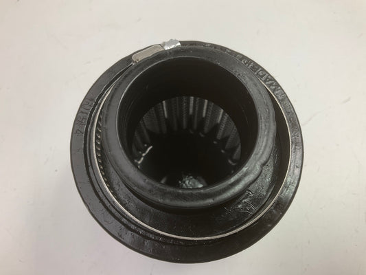 K&N RU-0155 Washable Universal Clamp-On Air Filter - 1.5'' Flange, 3'' OD X 3'' H