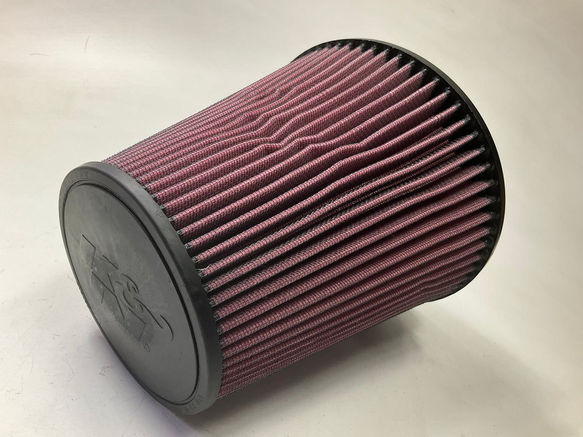 CREASED - K&N RU-1041 Performance High Flow Air Filter 6'' ID Inlet, 7-1/2'' Tall