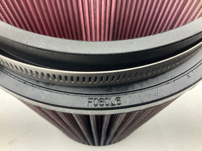 K&N RU3270 Washable, Reusable High Flow Air Filter: 6'' Inlet, 10'' Tall