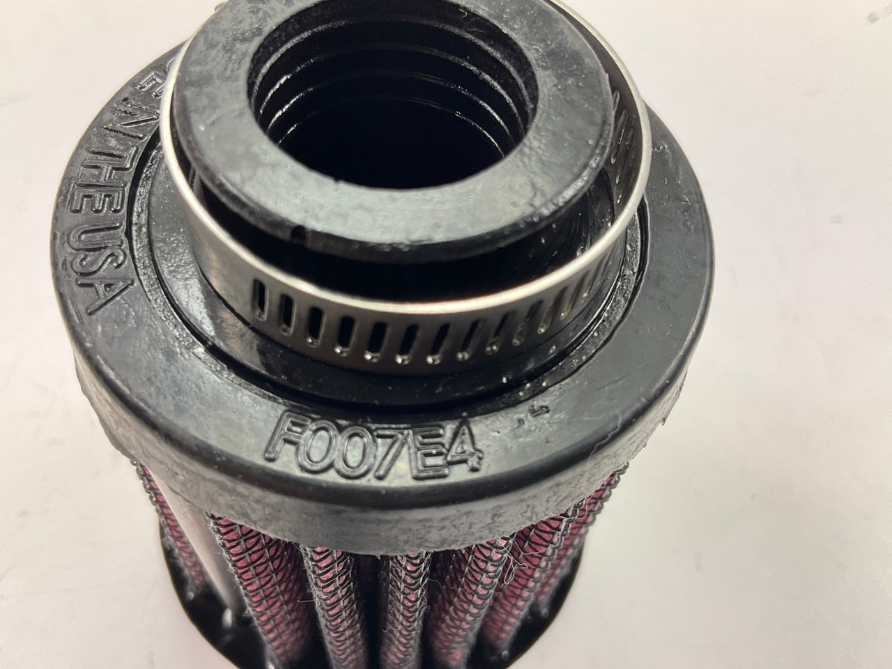 K&N RU3630 Crankcase Vent Breather Filter - Clamp-On, 3/4'' Flange, 2.5'' Tall