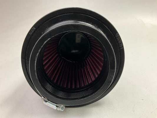 K&N RU-9270 Universal Clamp-On Cold Air Intake Air Filter 3-1/8'' Inlet, 4'' Tall