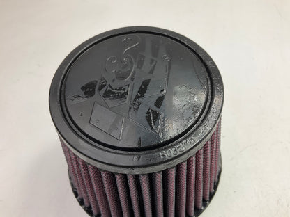 K&N RU-9270 Universal Clamp-On Cold Air Intake Air Filter 3-1/8'' Inlet, 4'' Tall