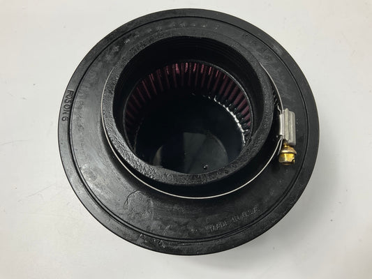 K&N RU5288 3'' Clamp-On Performance Cold Air Intake Air Filter, 6'' Base