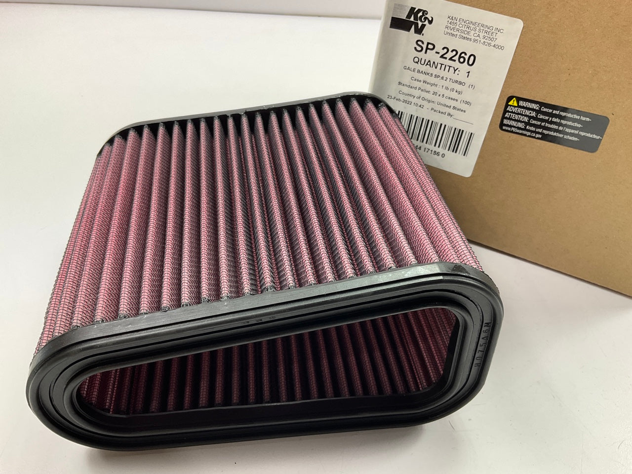 Banks Sidewinder Turbo REPLACEMENT K&N Air Filter For Chevy GM 6.2L Diesel Truck