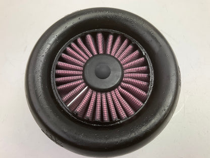 K&N SP3056 UNIVERSAL High Flow Motorcycle Air Filter- 3.5'' Inlet, 4'' Tall, 5'' D.