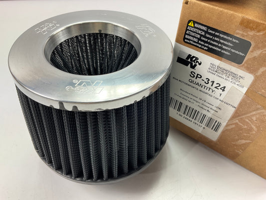 Riva Cone-Style K&N SP-3124 Power Filter Flame Arrestor - 4'' Inlet, 5-3/4'' Tall