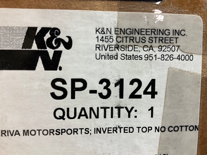 Riva Cone-Style K&N SP-3124 Power Filter Flame Arrestor - 4'' Inlet, 5-3/4'' Tall