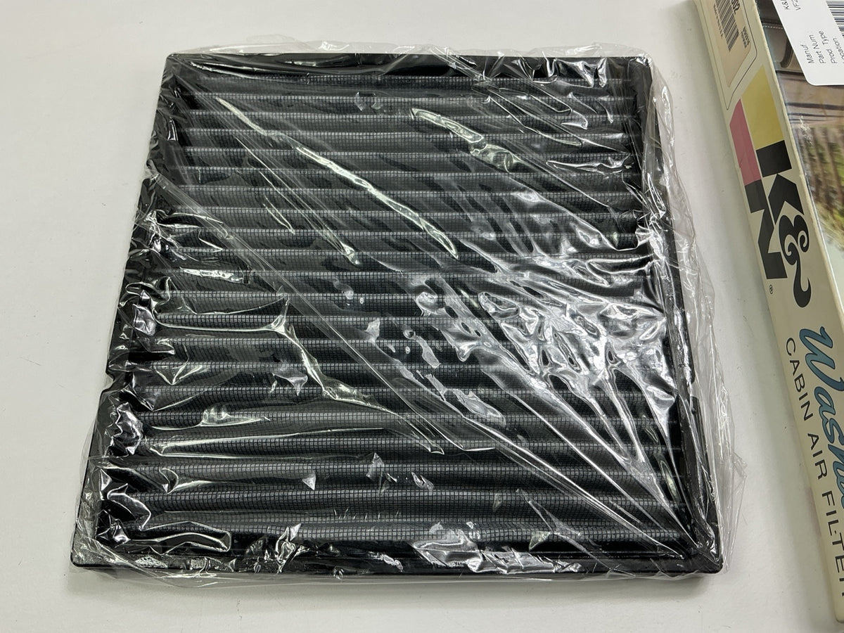 K&N VF2002 Lifetime Cabin Air Filter - Fully Washable & Reusable