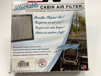 K&N VF2016 Cabin Air Filter - Washable And Reusable