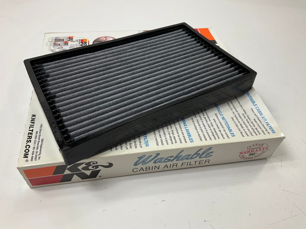 K&N VF3000 Washable & Reusable Cabin Air Filter