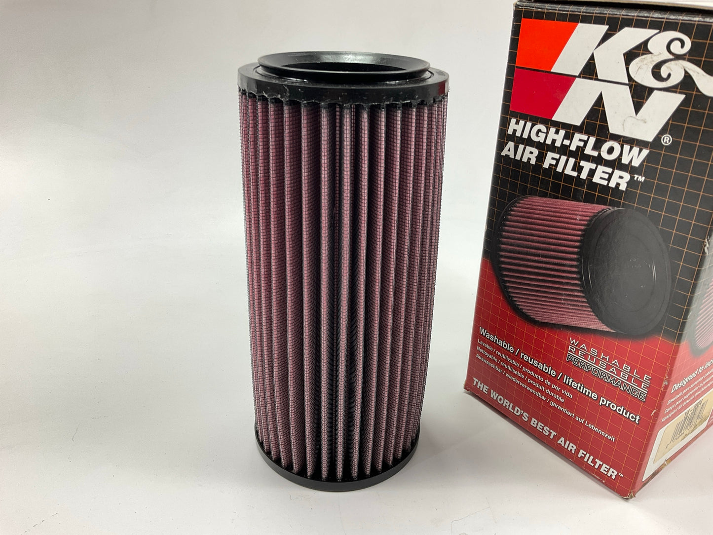 K&N YA-6504 High Flow Air Filter For 04-07 Yamaha YXR660 Rhino / 06-09 YXR450