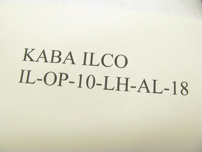 Offset Pivot Hinge,Half Surface,125 Lb IL-OP-10-LH-AL-18  FLUSH SETS  Kaba Ilco