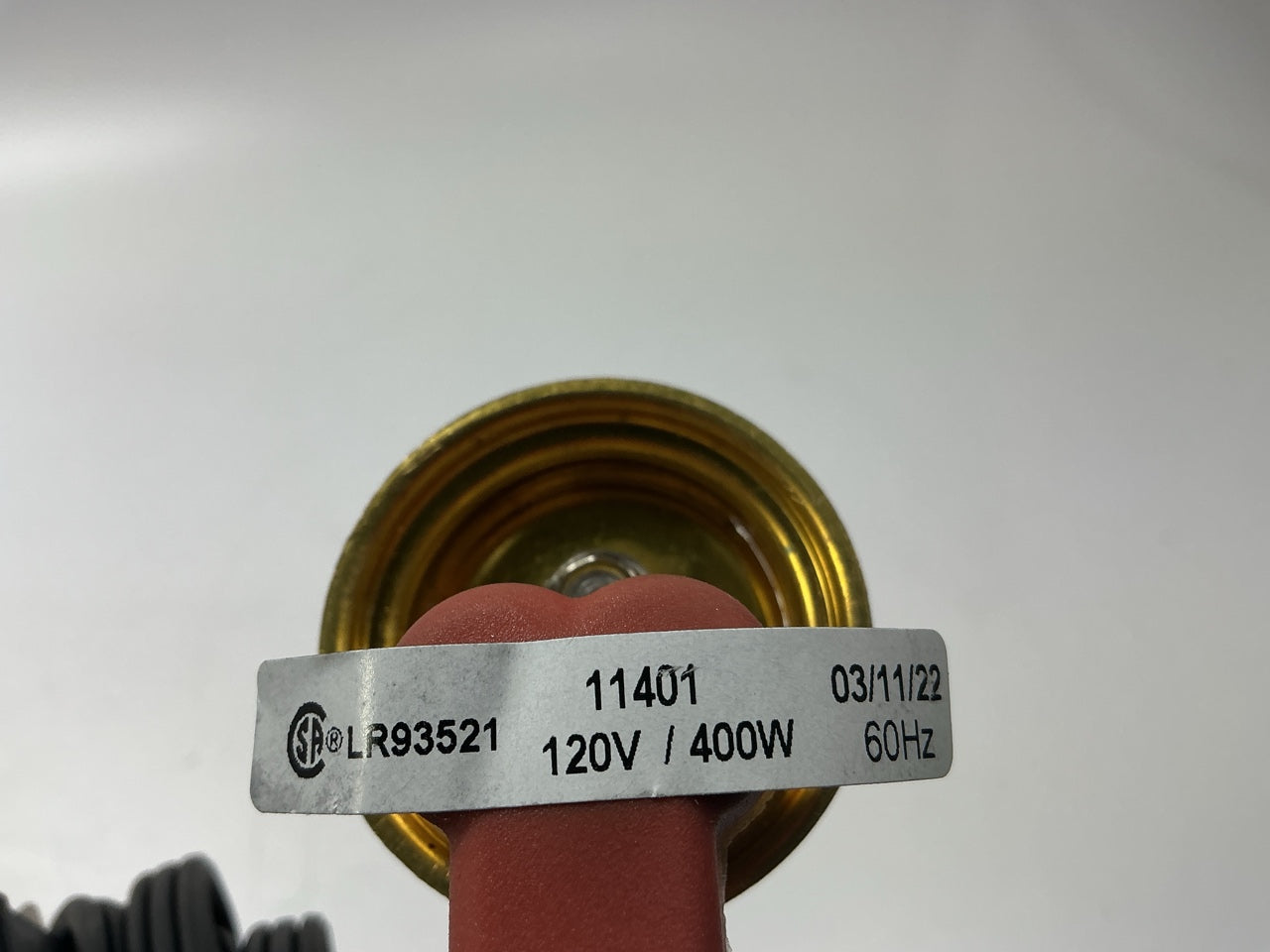 Kats 11401 Engine Block Freeze Plug Heater, 40mm Diameter, 400 Watts, 125V