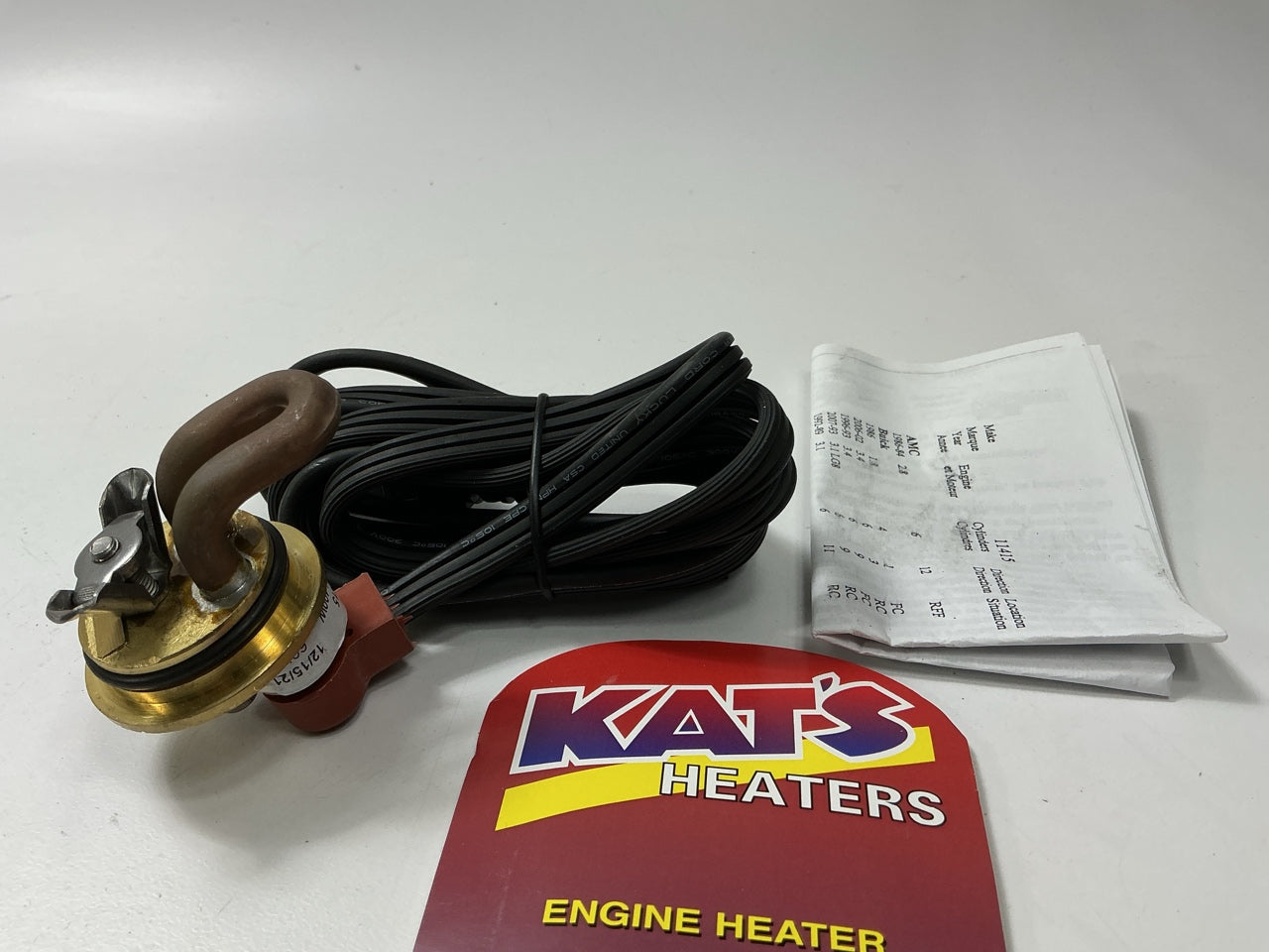 Kats 11415 Engine Block Heater Freeze Plug 34mm Diameter, 400 Watts