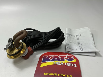 Kats 11415 Engine Block Heater Freeze Plug 34mm Diameter, 400 Watts