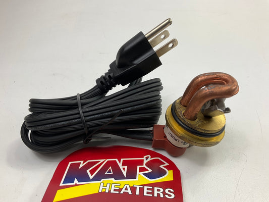 Kats 11420 Engine Block Heater, Freeze Plug Style, 36.5mm, 400 Watts