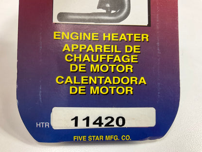 Kats 11420 Engine Block Heater, Freeze Plug Style, 36.5mm, 400 Watts
