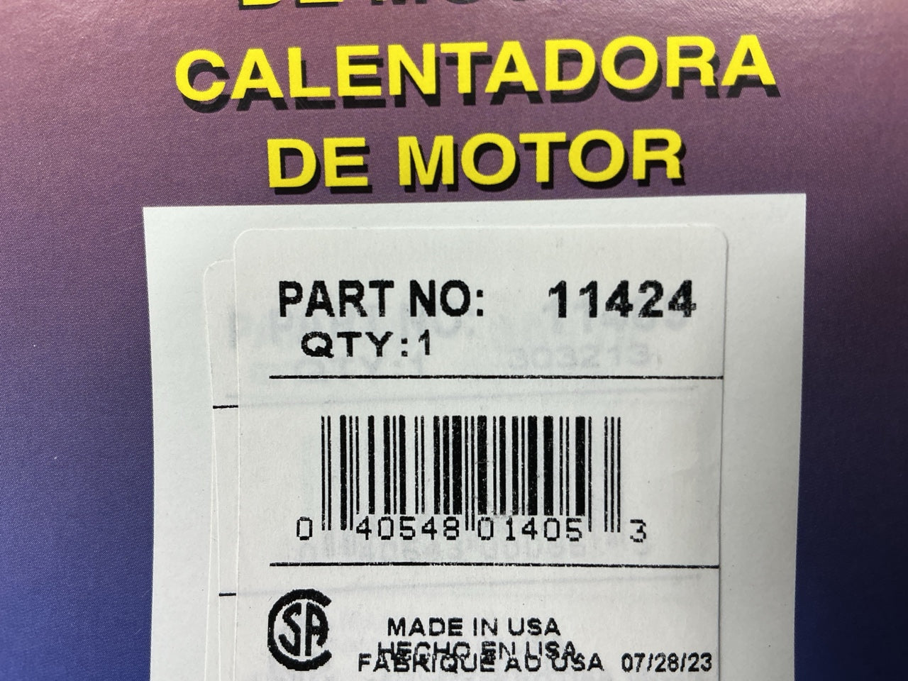 Kat's 11424 400 Watt 35mm Frost Freeze Plug Engine Block Heater