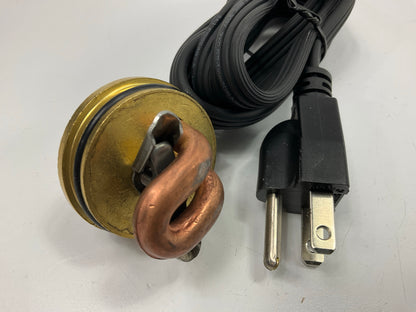 Kat's 11435 Engine Block Heater Freeze Plug, 42.5mm Frost Plug, 400 Watt 120V