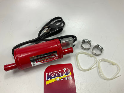Kats 12010 Circulation Tank Heater 120V, 850 Watts, Heater Hose Size 5/8''